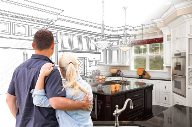 Professional Cabinet Refacing technician working in South Saint Paul, MN